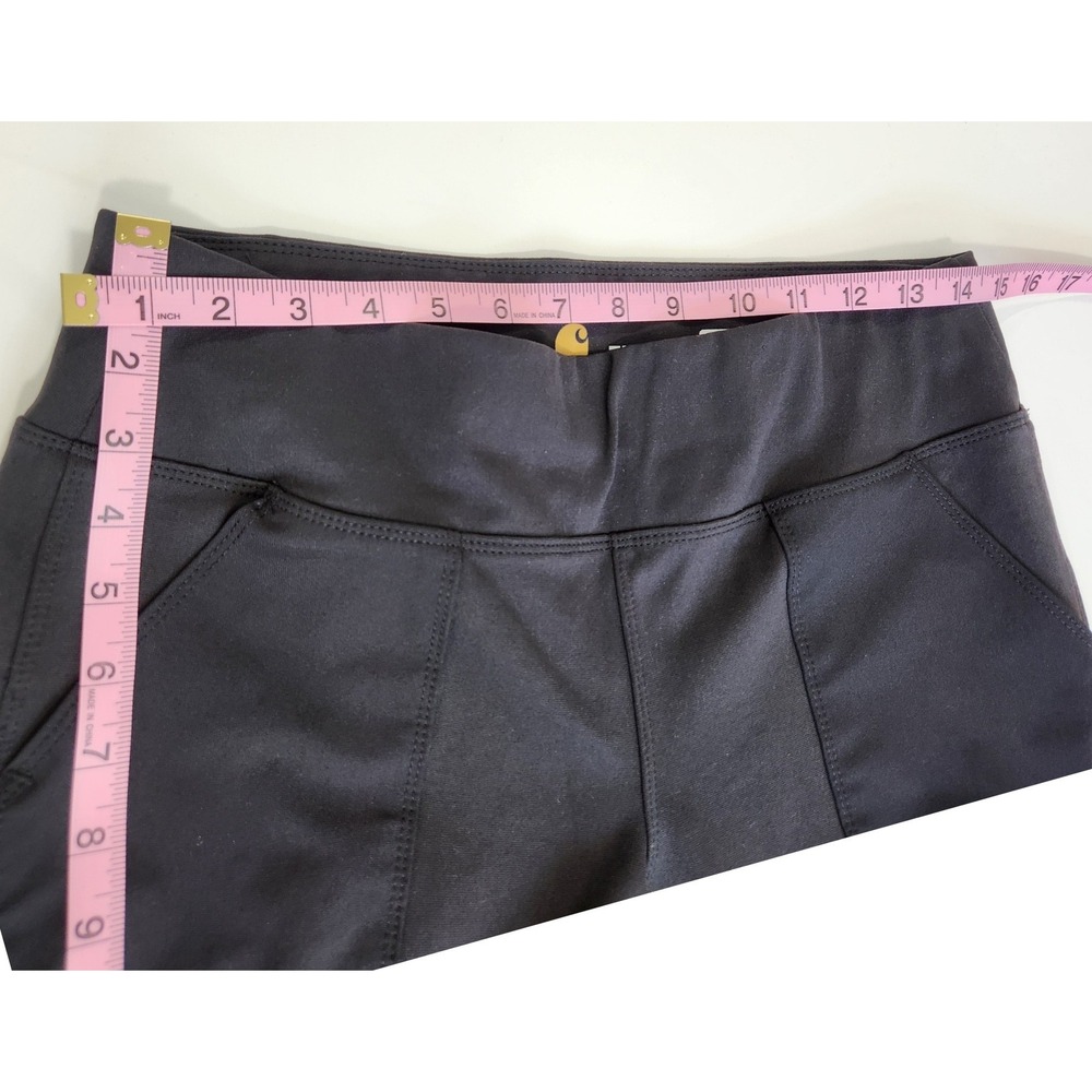 Carhartt Force Utility Leggings Womens Medium Tall Black Rugged Flex Work Pants - Picture 7 of 10